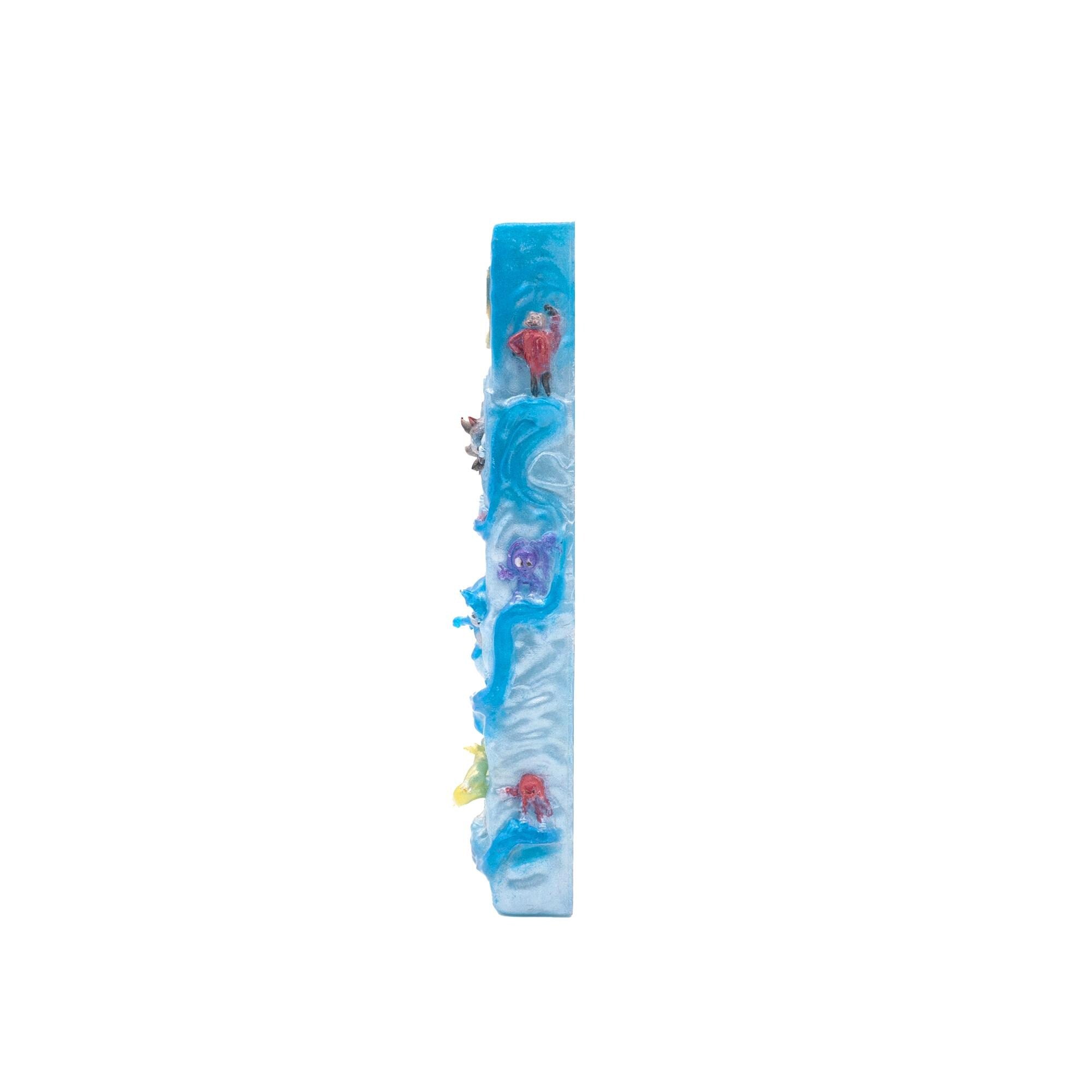 Hedgehog Game Mezuzah Cover – Handmade Resin Judaica Case, Unique Themed Artisan Mezuzah Holder - Perfect Bar Mitzvah Gift