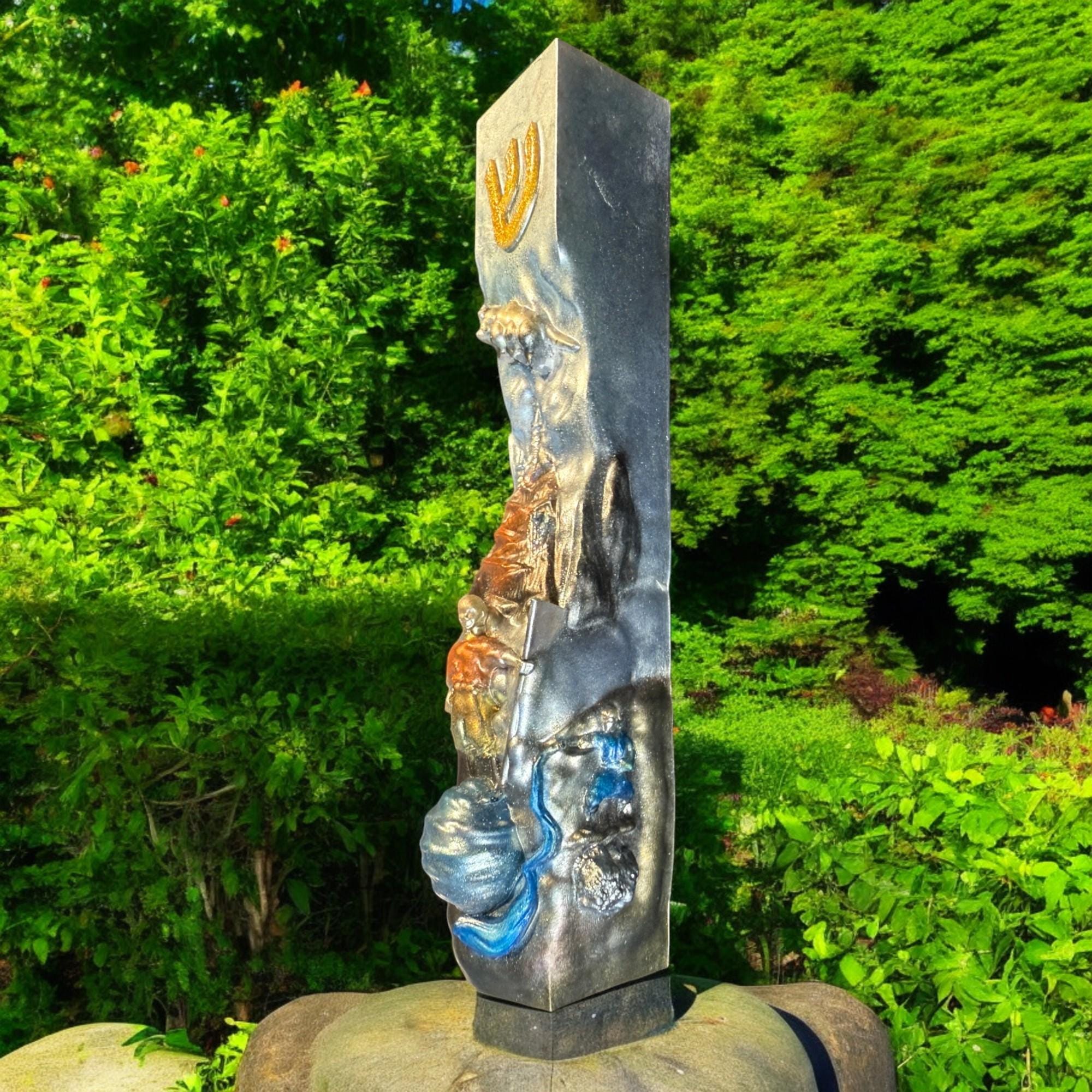 The Last Airbender - Avatar Mezuzah Cover – Handmade Resin Judaica Case, Unique Themed Artisan Mezuzah Holder