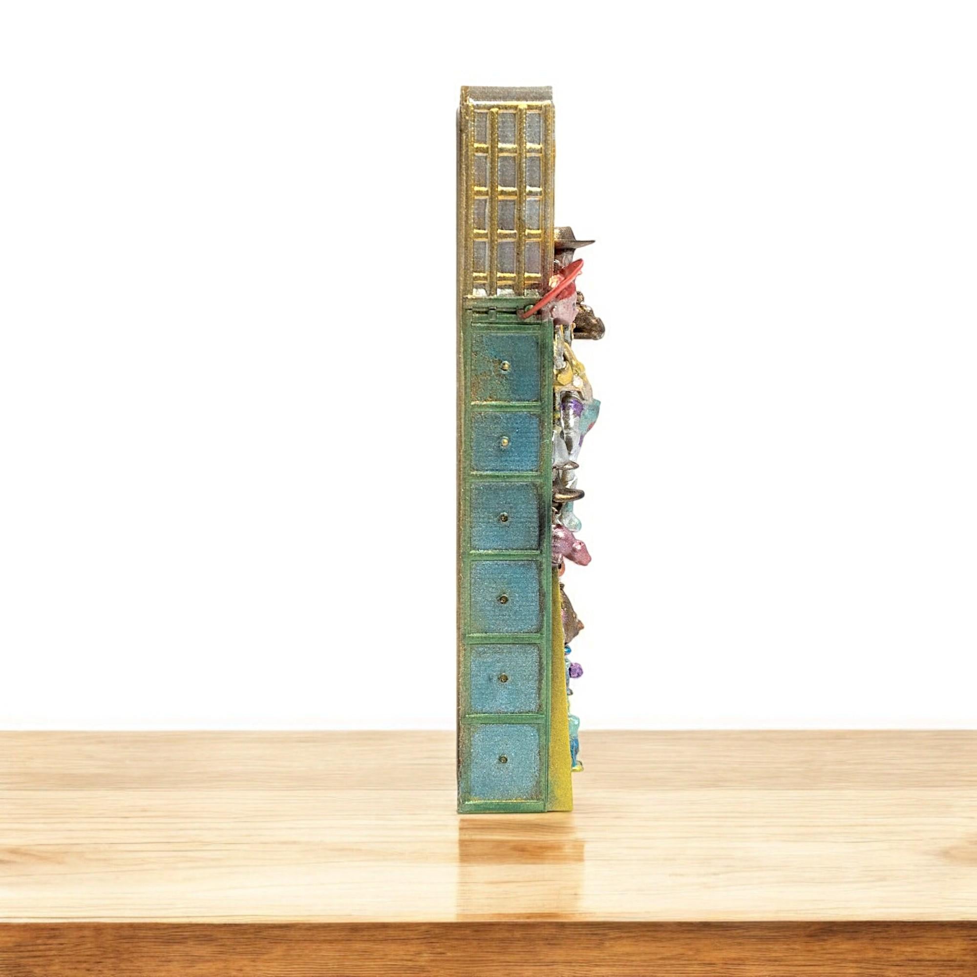 Toy Movie Inspired Mezuzah Cover – Handmade Resin Judaica Case, Unique Themed Artisan Mezuzah Holder
