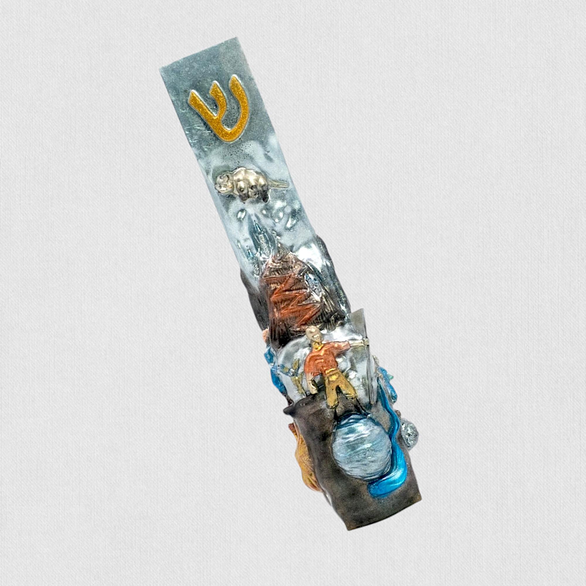 The Last Airbender - Avatar Mezuzah Cover – Handmade Resin Judaica Case, Unique Themed Artisan Mezuzah Holder