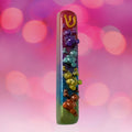 Sparkly Gummy Bears Mezuzah Cover – Handmade Resin Judaica Case, Unique Themed Artisan Mezuzah Holder Perfect for Children's Rooms